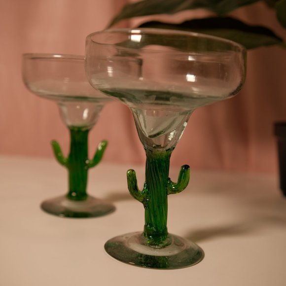 Lot De 3 Verres à Margarita Vintage – Verre, Style Rétro Pour Cocktails